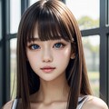 美少女フェイスクローズアップ 2枚目