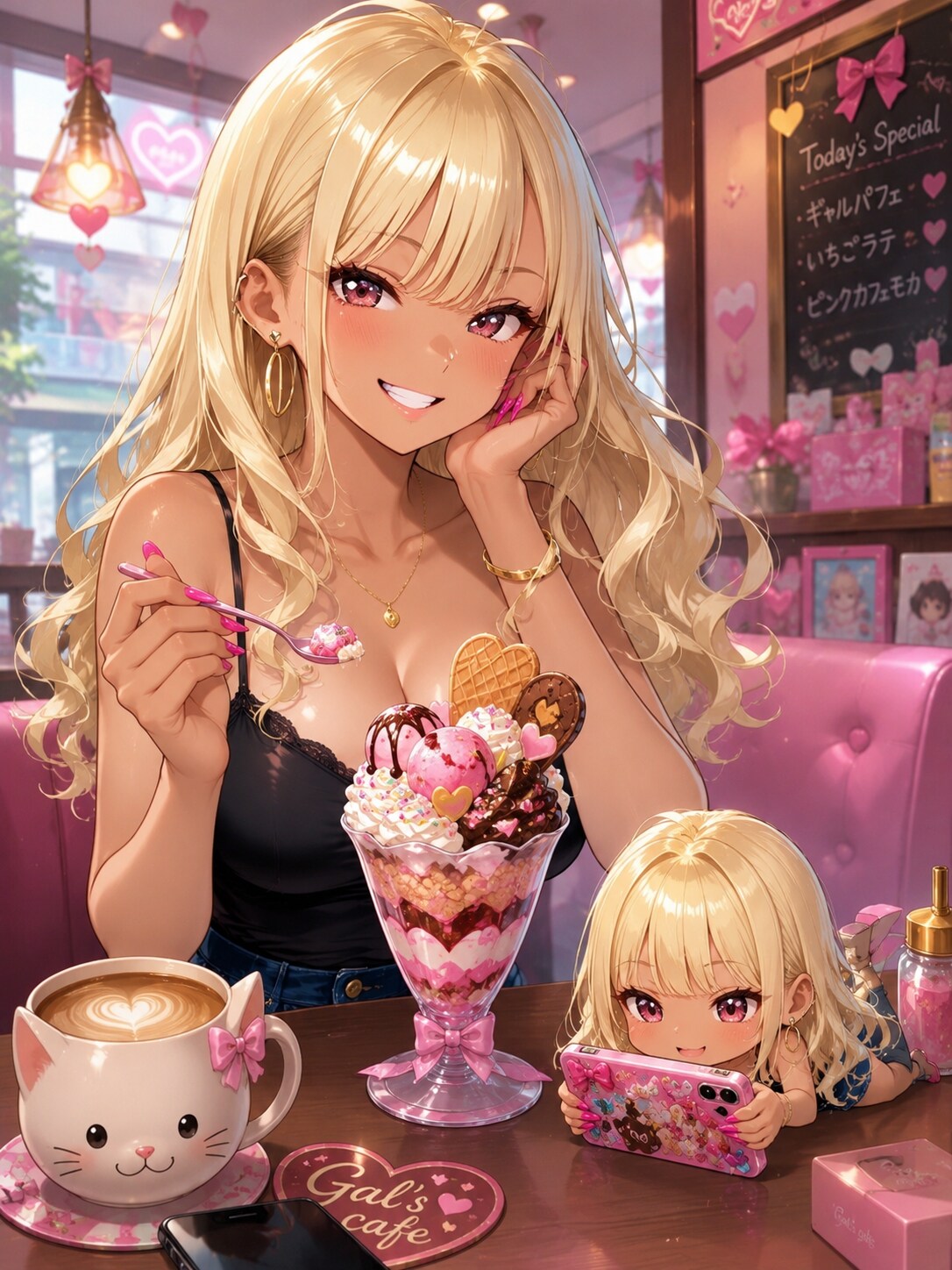 ギャルとちびギャル