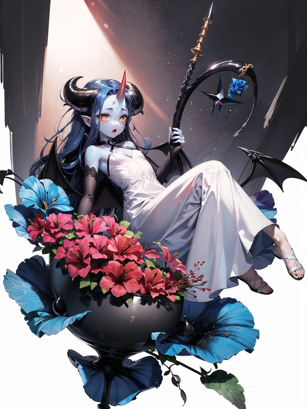 花と悪魔