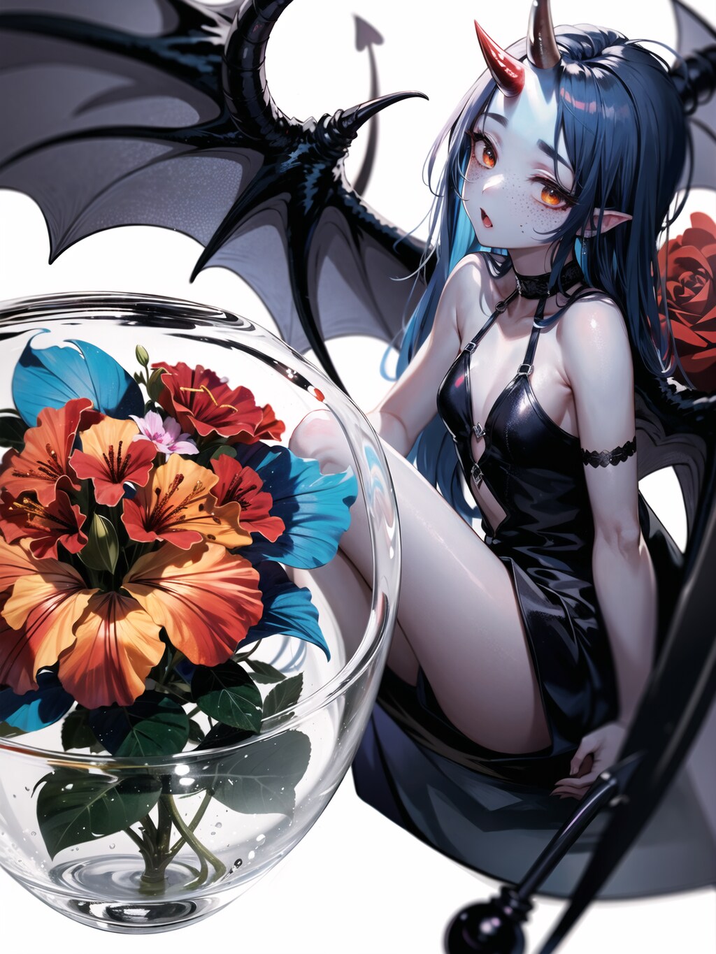 花と悪魔