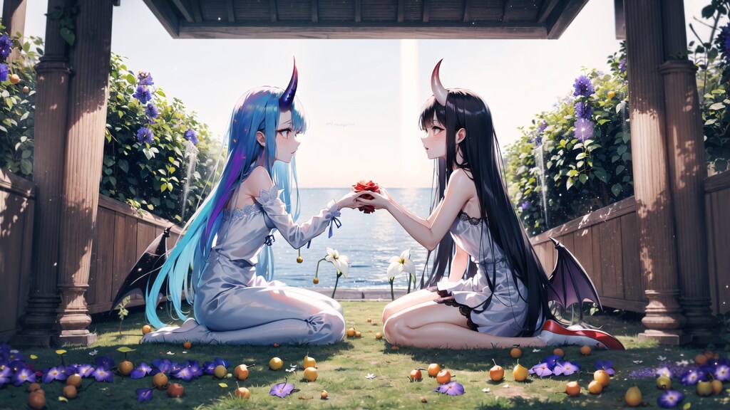 花と悪魔