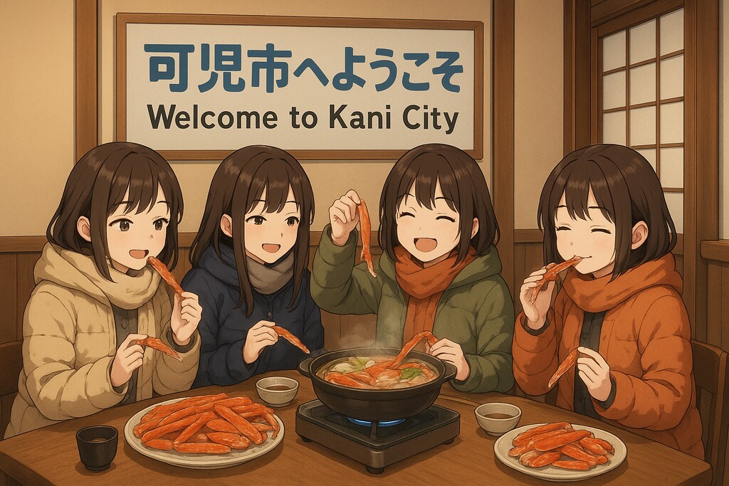 かにでかにをくえるんだな