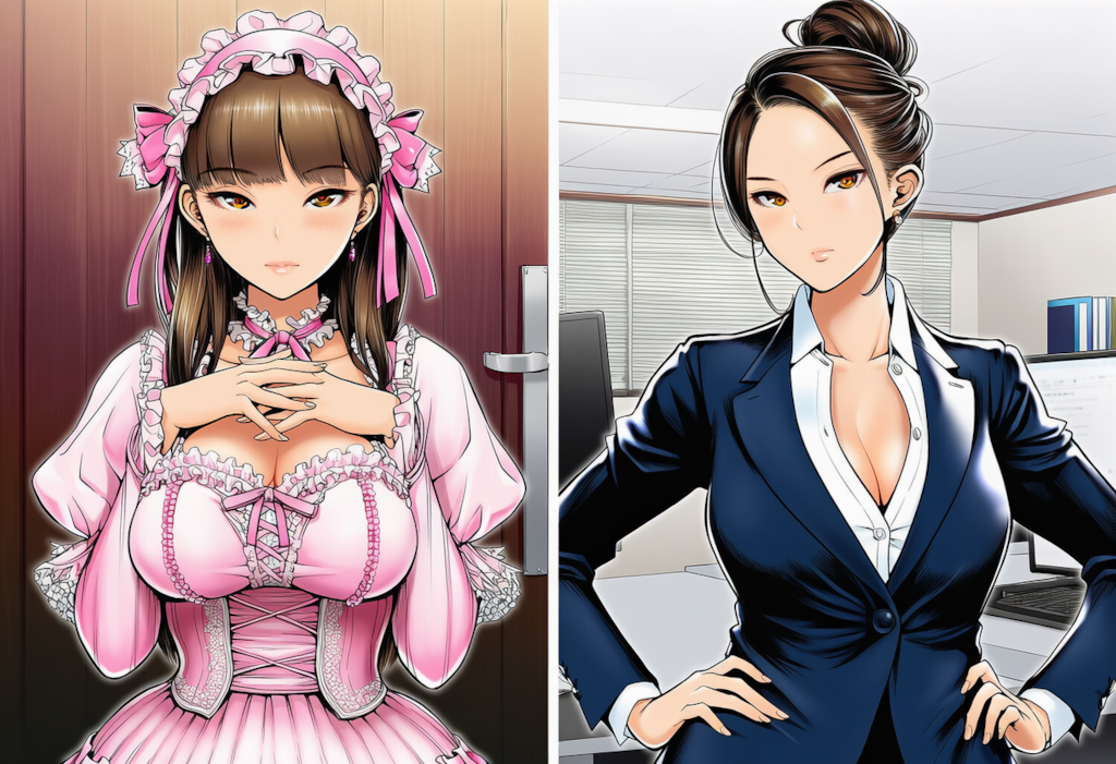 【上げ直し】OLさんのコスプレ