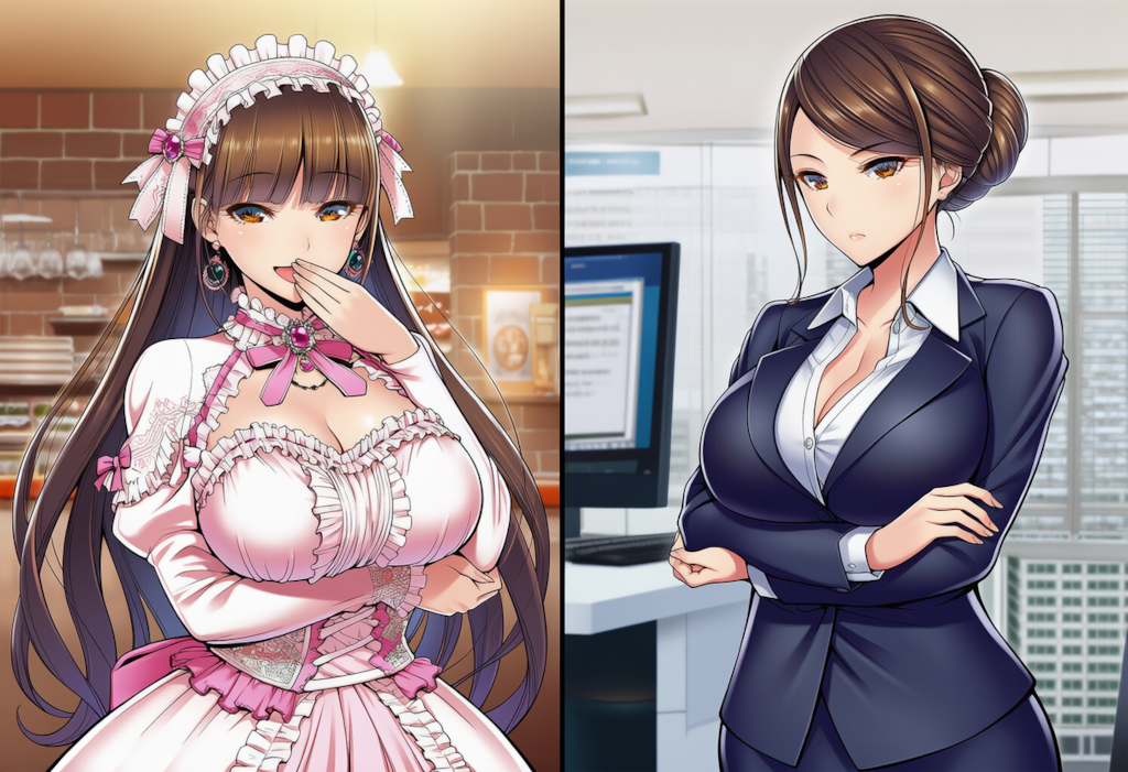 【上げ直し】OLさんのコスプレ