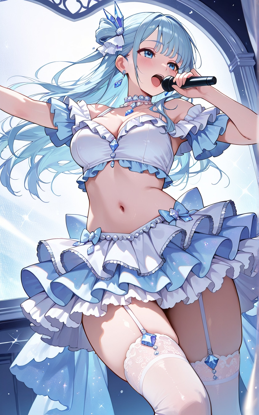 私の歌を聴けー！ | の人気AIイラスト・グラビア