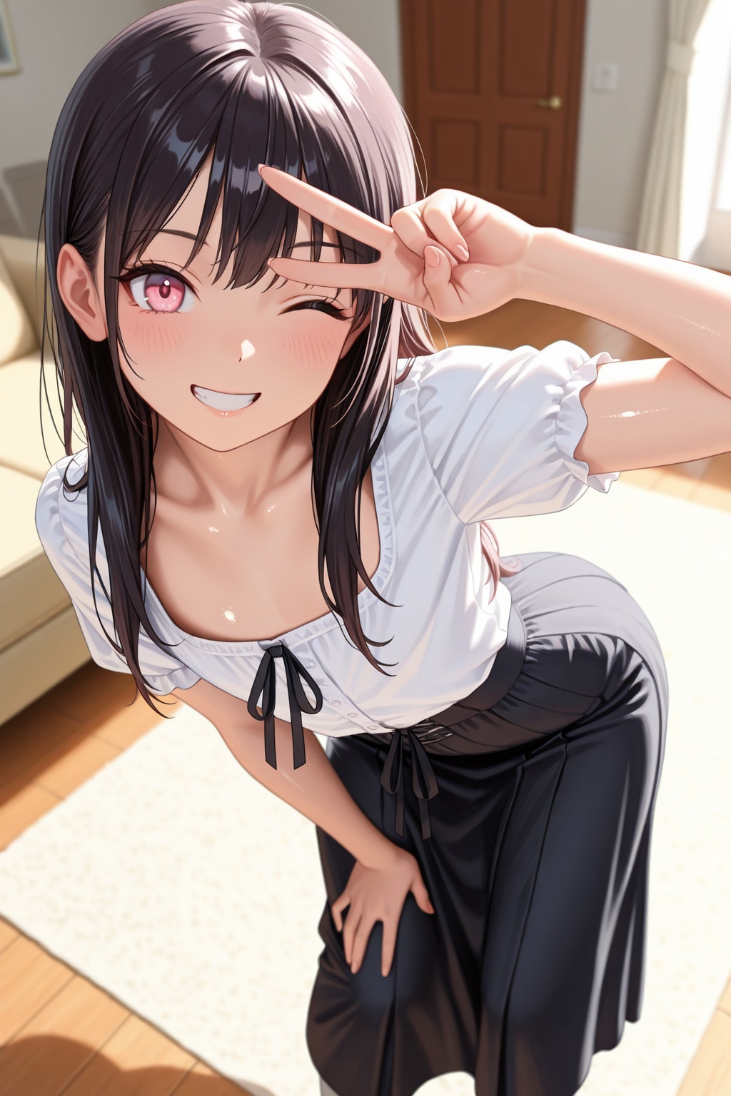 「ロングスカート、似合う？」