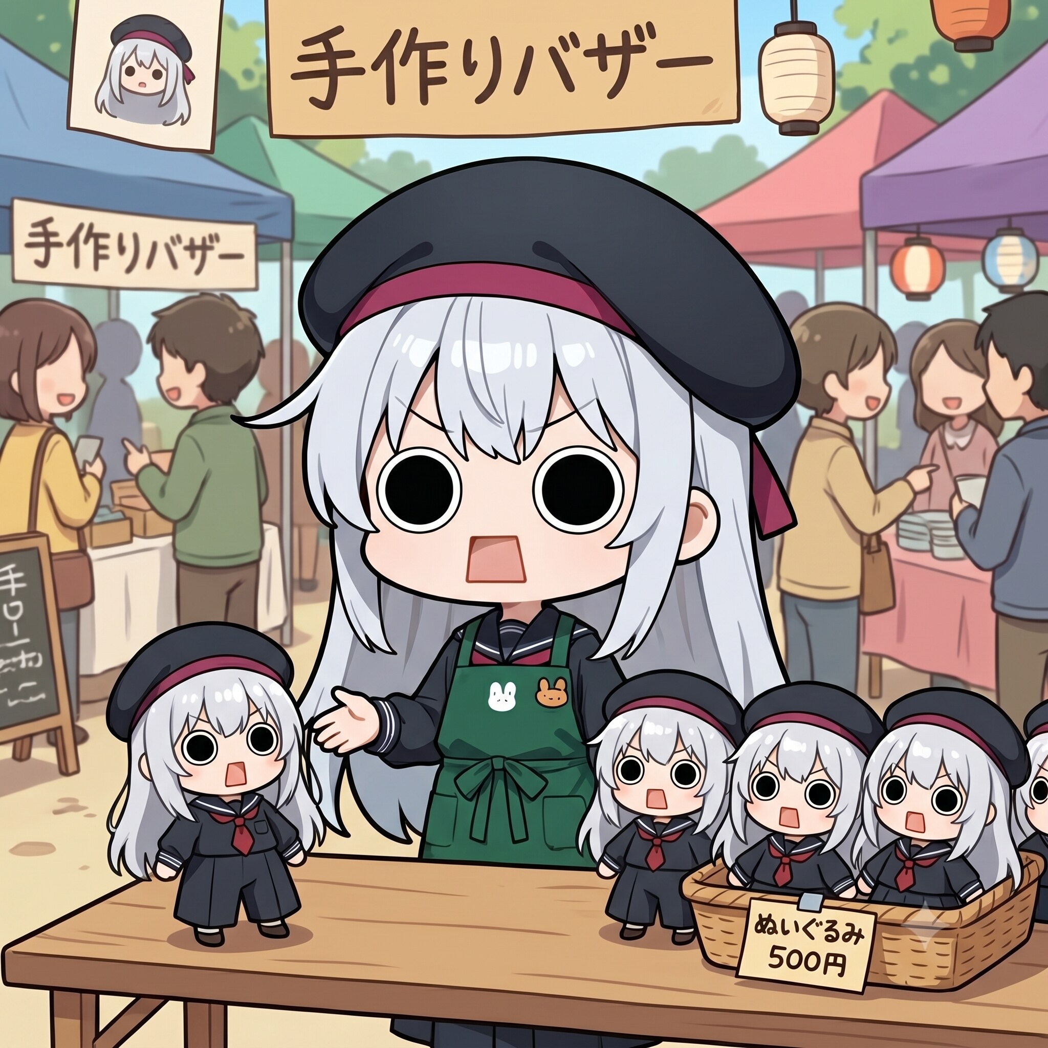 バザーでぬいぐるみ販売えらいこっちゃ嬢