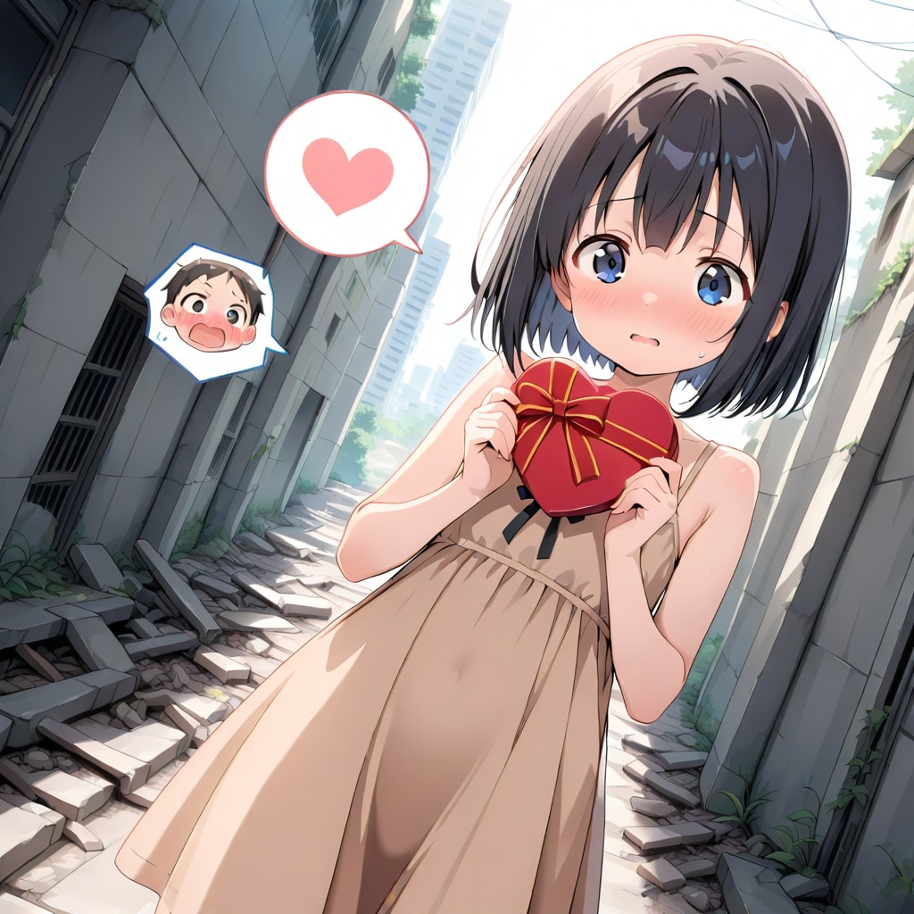 廃墟の少女からのプレゼント