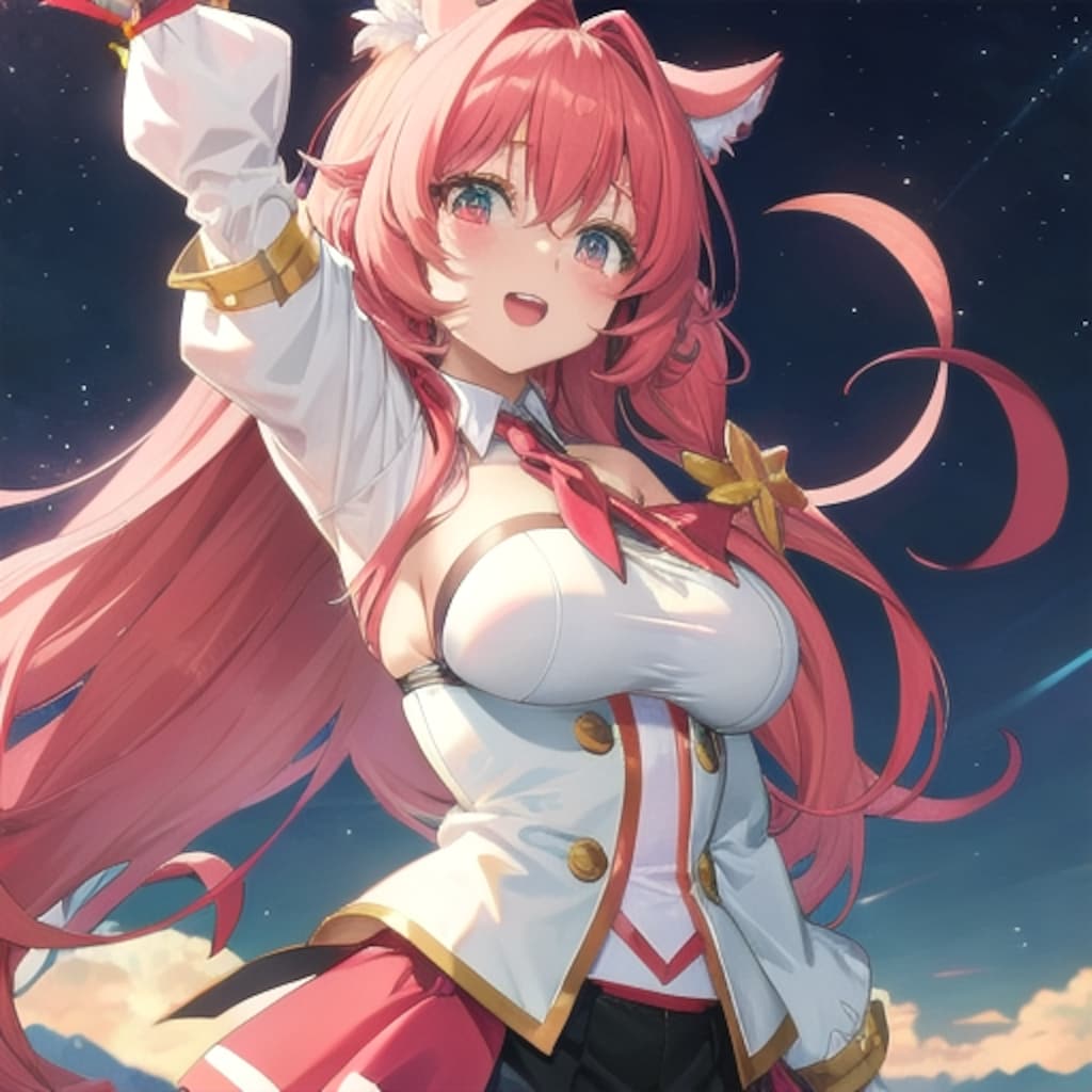 赤髪のファンタジー少女