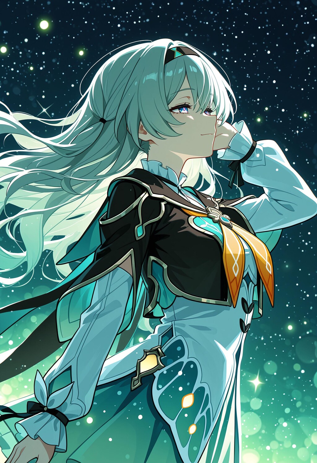 静けさの中で、彼女は光を放つ🌙