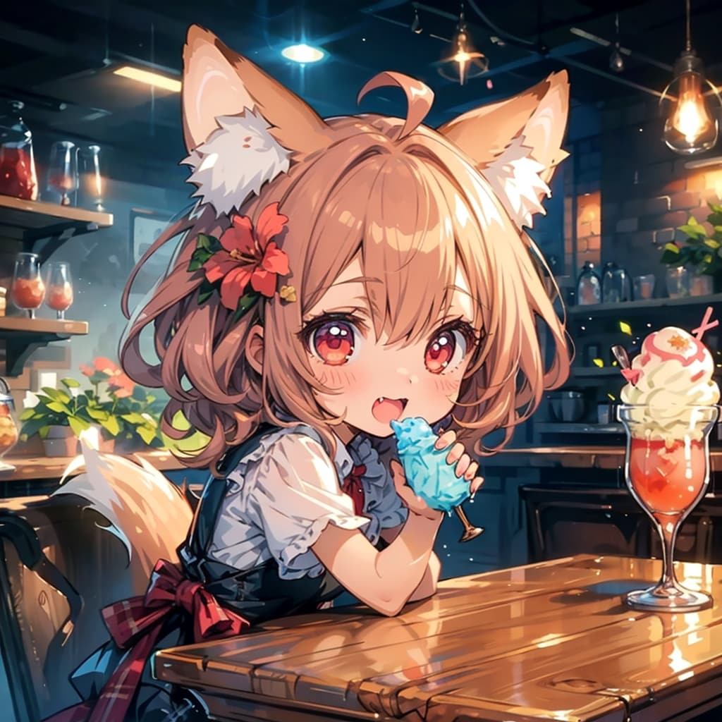 暑いときに冷たいものはおいしいのじゃ | の人気AIイラスト・グラビア