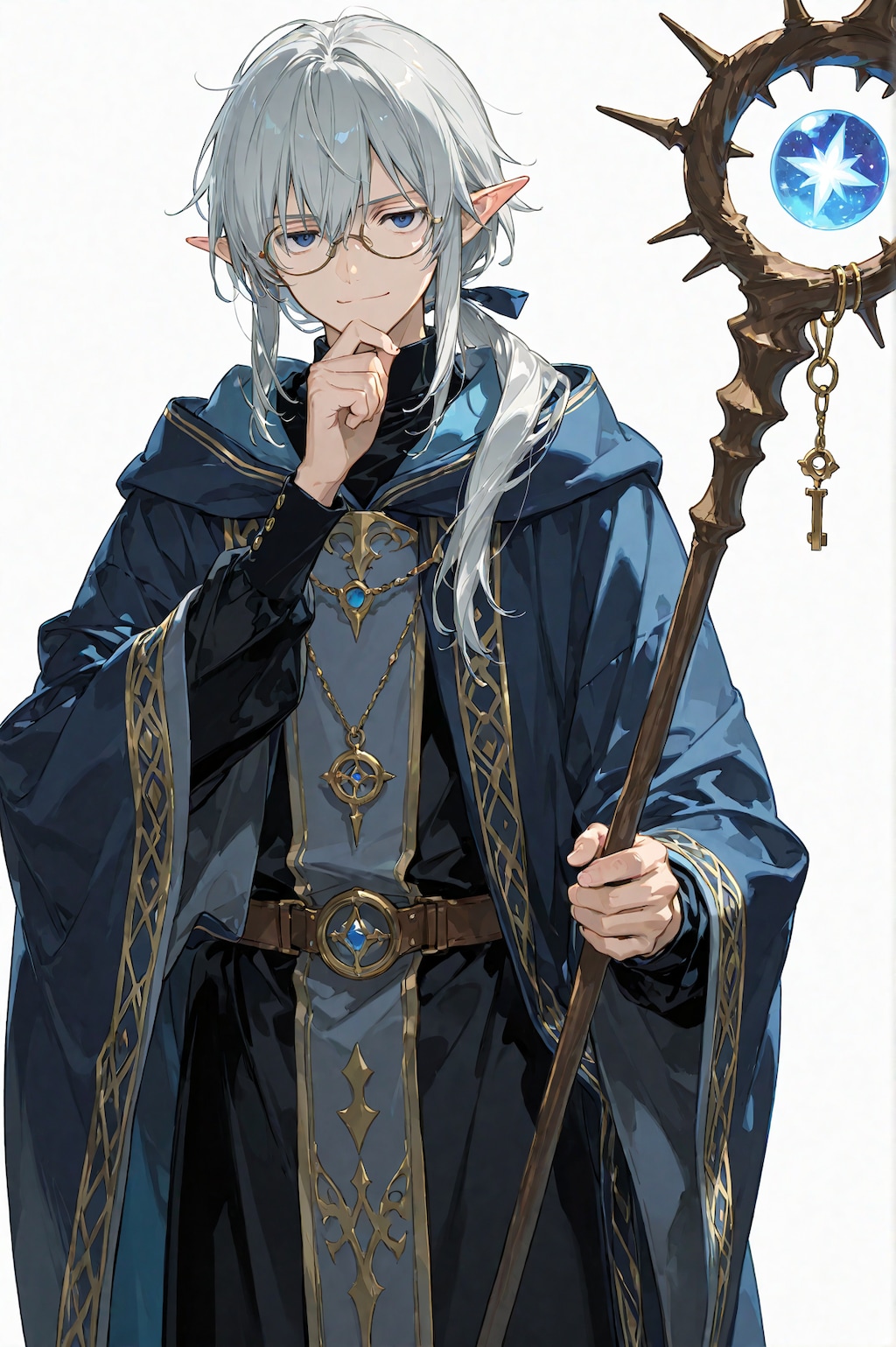 灰髪エルフと白の近衛騎士　【誕生日FA御礼】