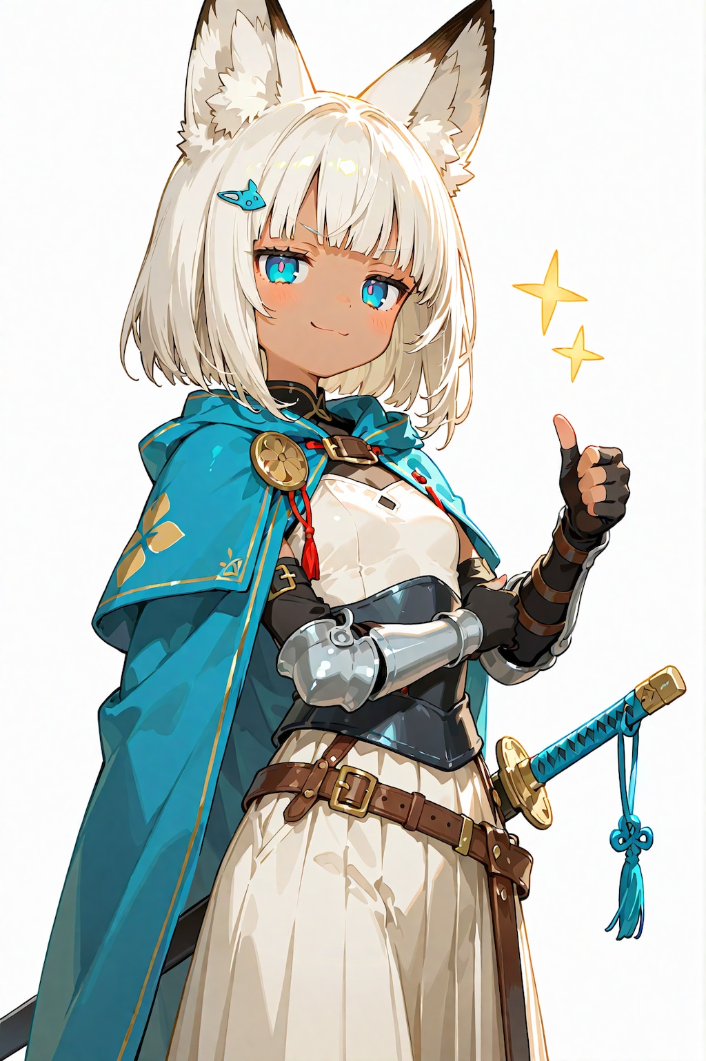 灰髪エルフと白の近衛騎士　【誕生日FA御礼】