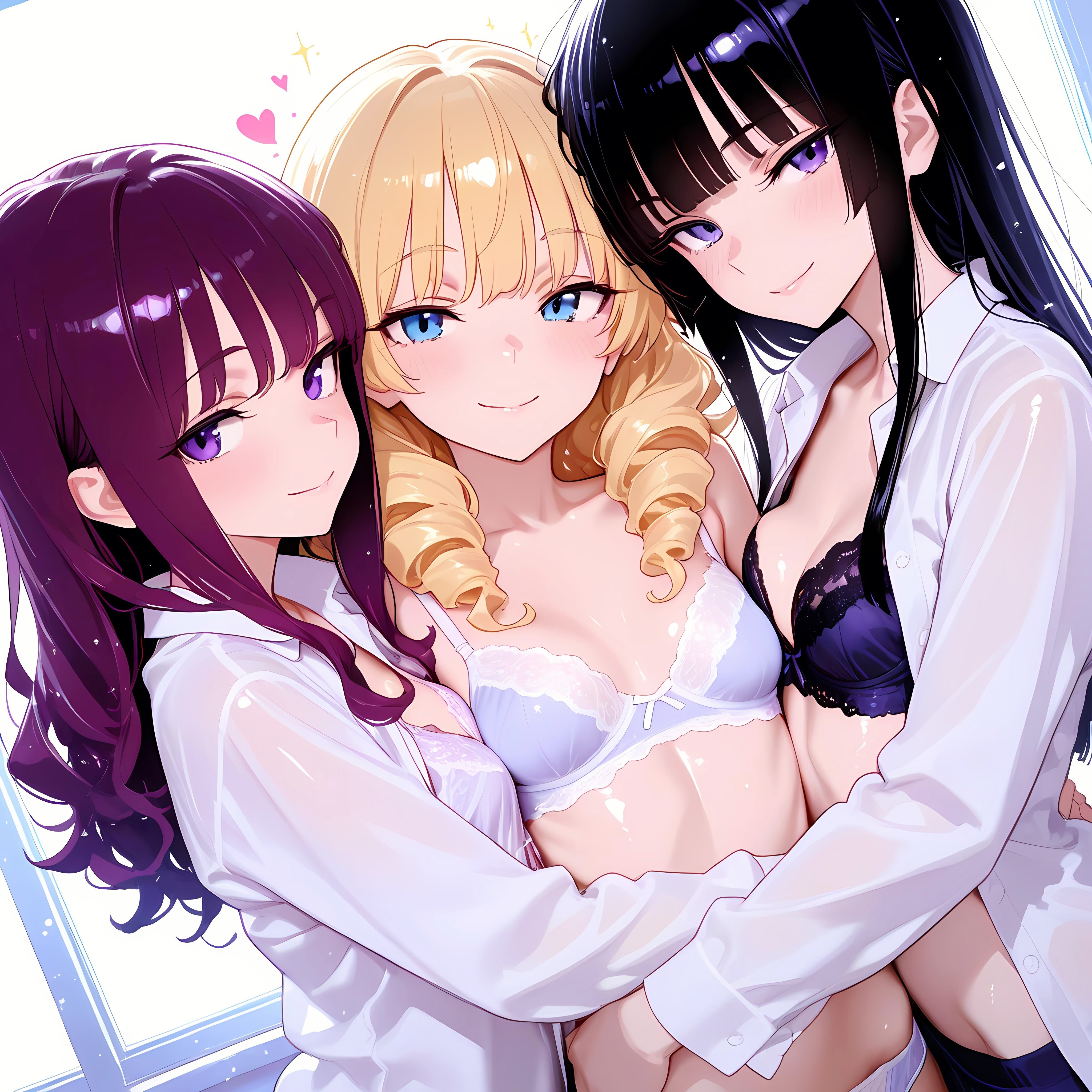 ちっぱいが3人……