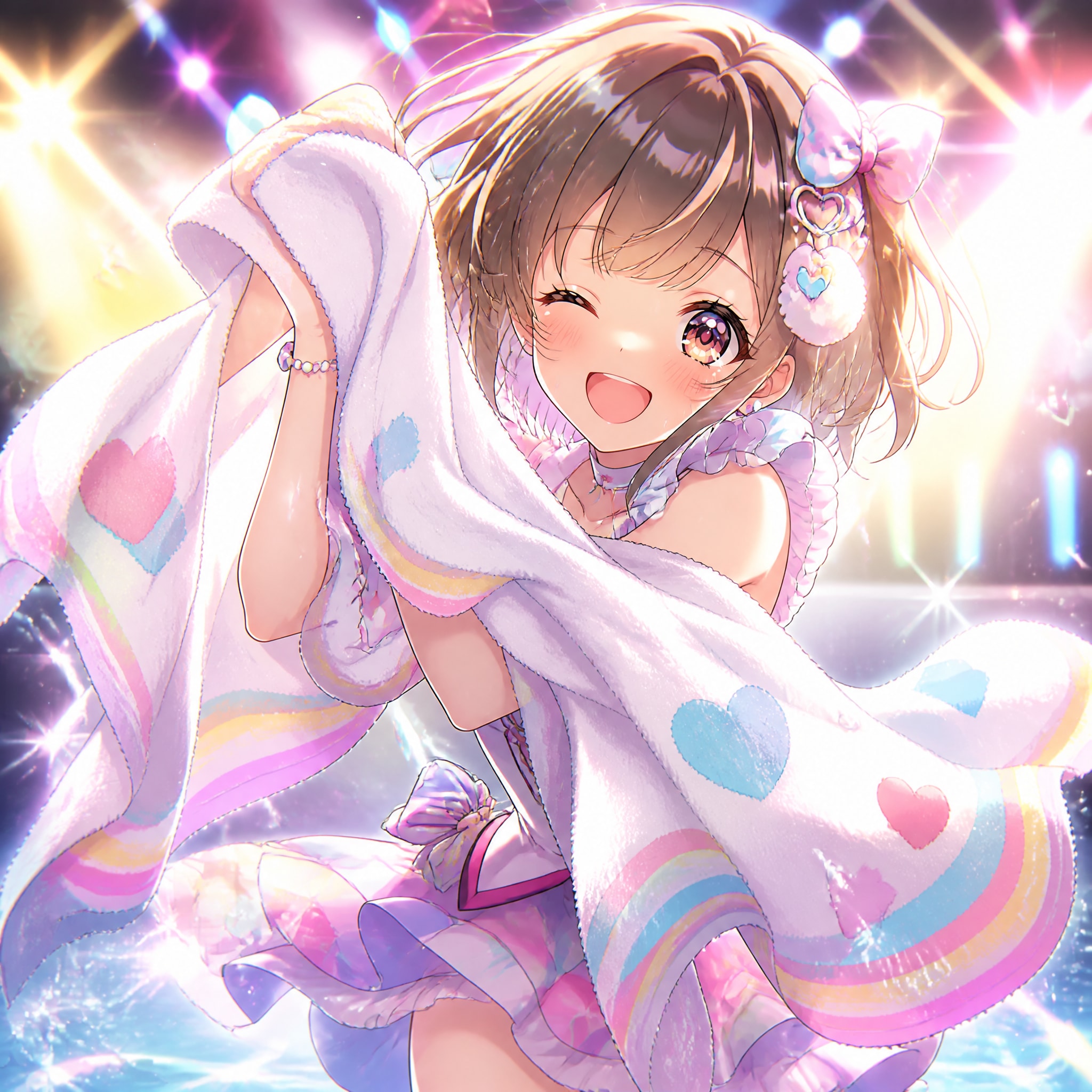 タオル（５）3時のアイドル　GPTimages2.0