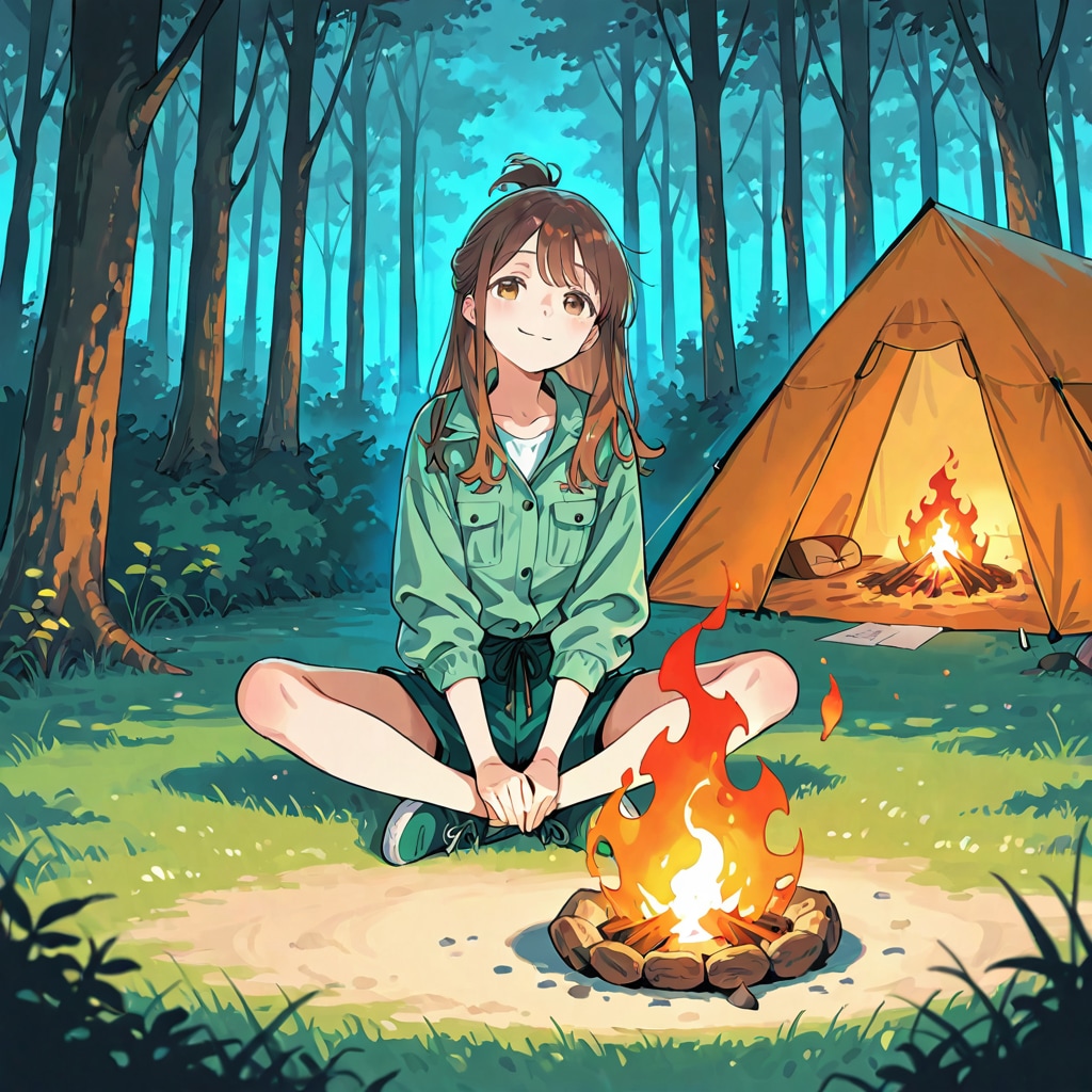 屋外キャンプ | の人気AIイラスト・グラビア