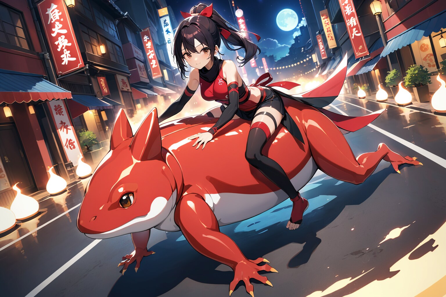 忍者じゃじゃ丸ちゃん、ガマパックンの召喚に失敗