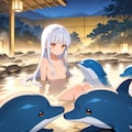 イルカと触れ合える温泉 3枚目