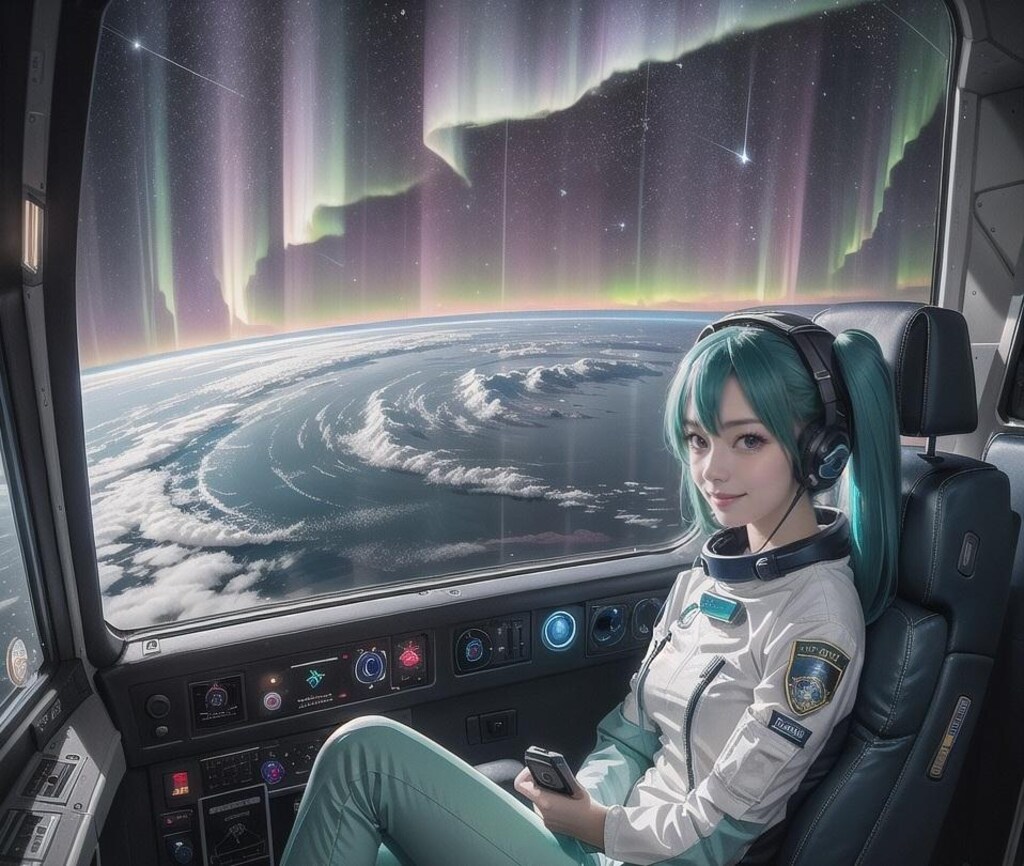 オーロラが見える部屋