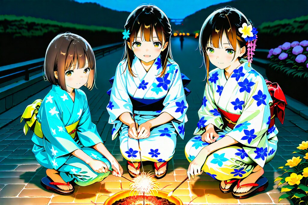 浴衣で花火(DRAGON)(5)