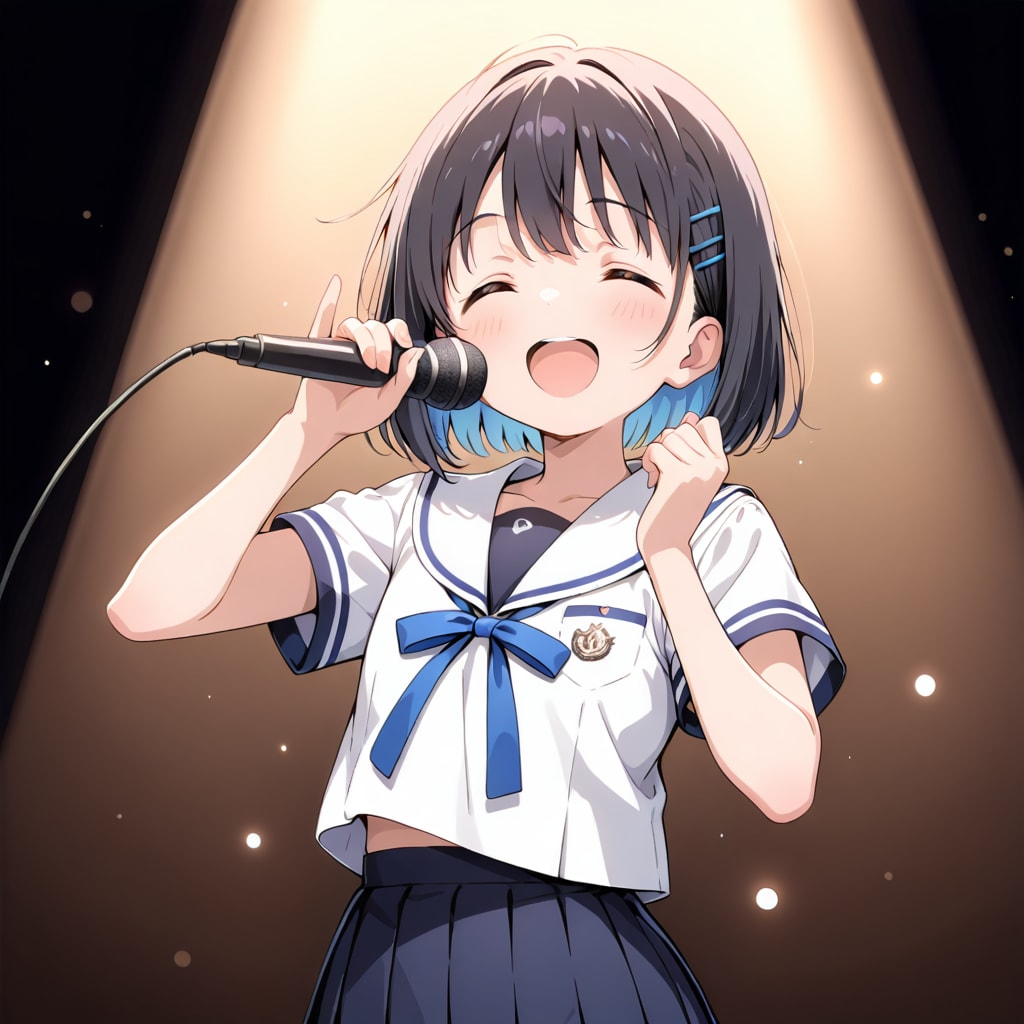 熱唱中