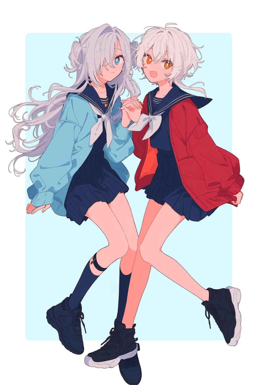 【NovelAI】仲良し