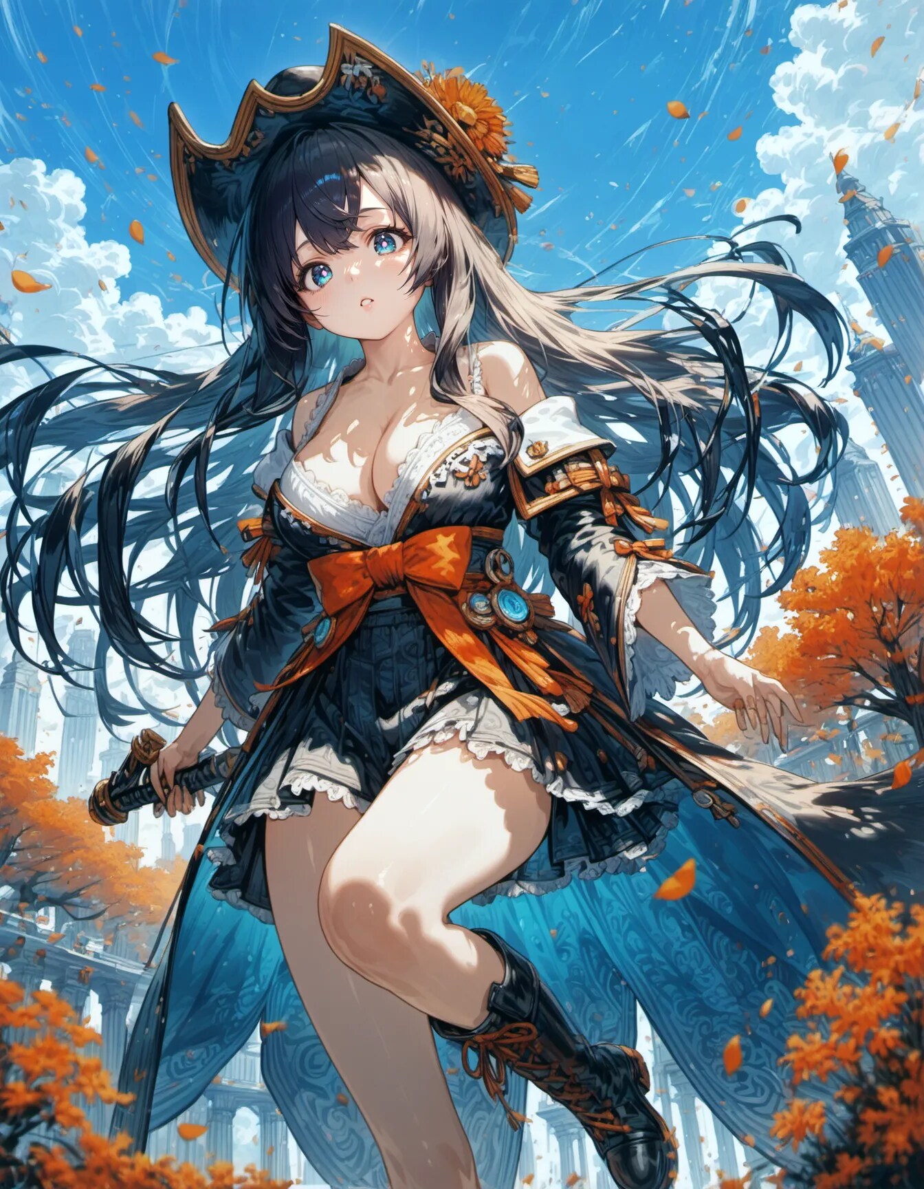 Swashbuckler in the Sky Ruins | の人気AIイラスト・グラビア