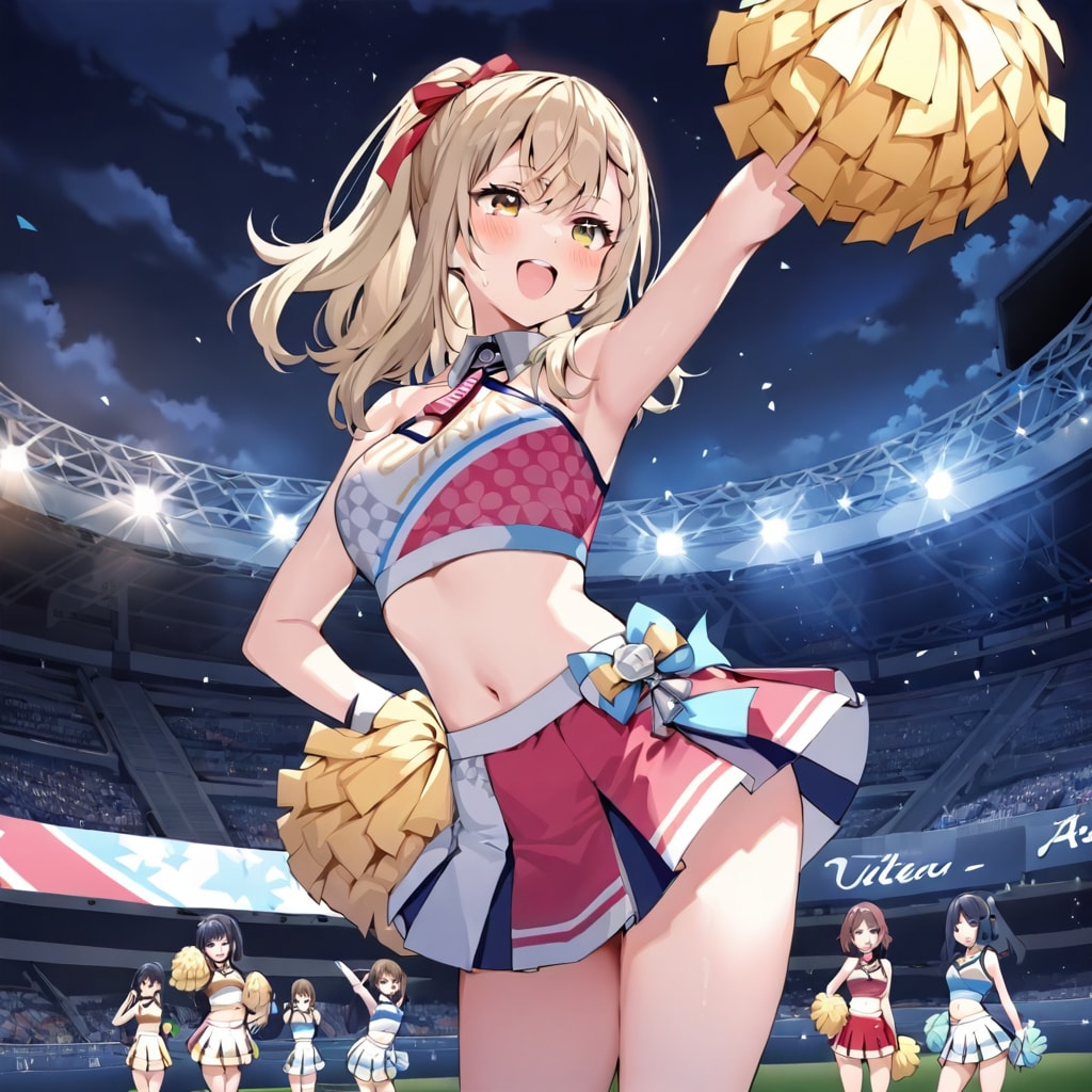 チア部の大会です。
