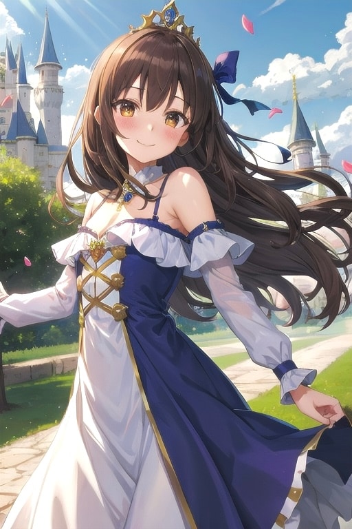 ✨👑プリンセスに輝いたなごちゃま💐💛✨ | の人気AIイラスト・グラビア