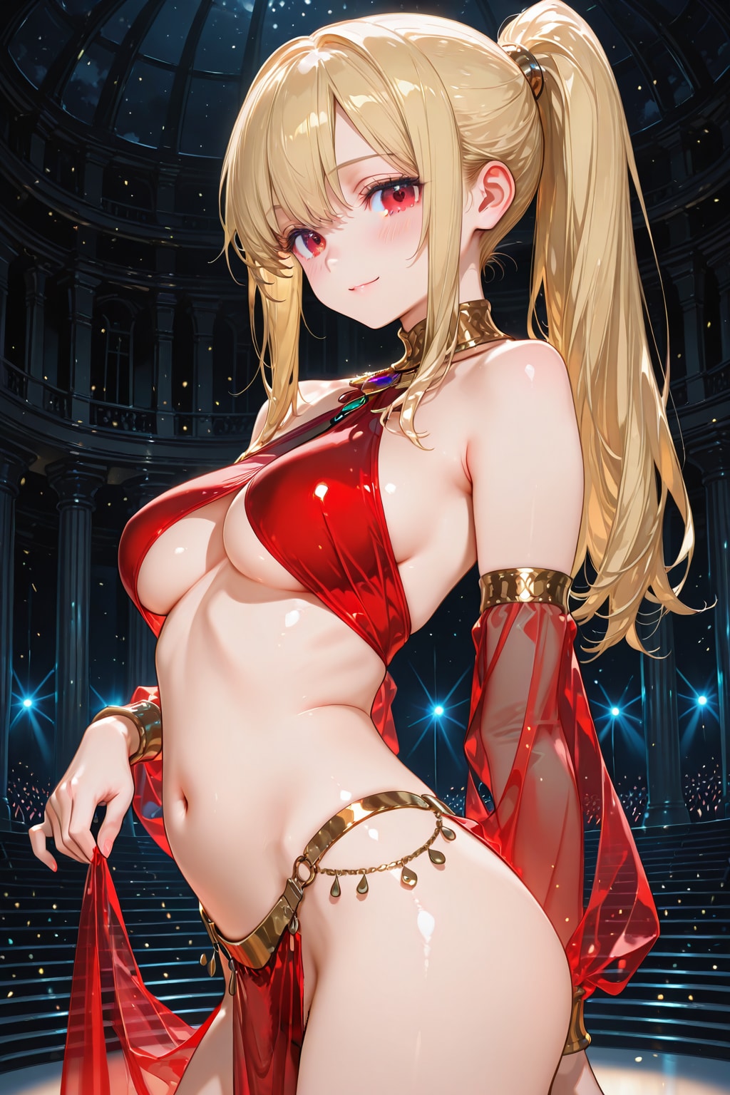 sexy belly dancer
