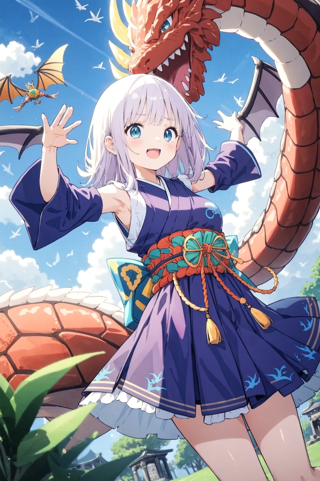 龍の巫女 | の人気AIイラスト・グラビア