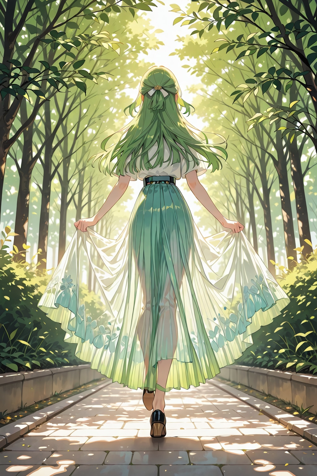 木漏れ日 | の人気AIイラスト・グラビア