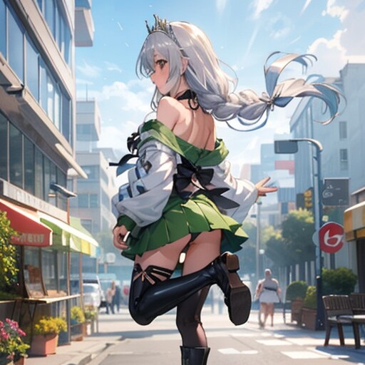 銀髪になった