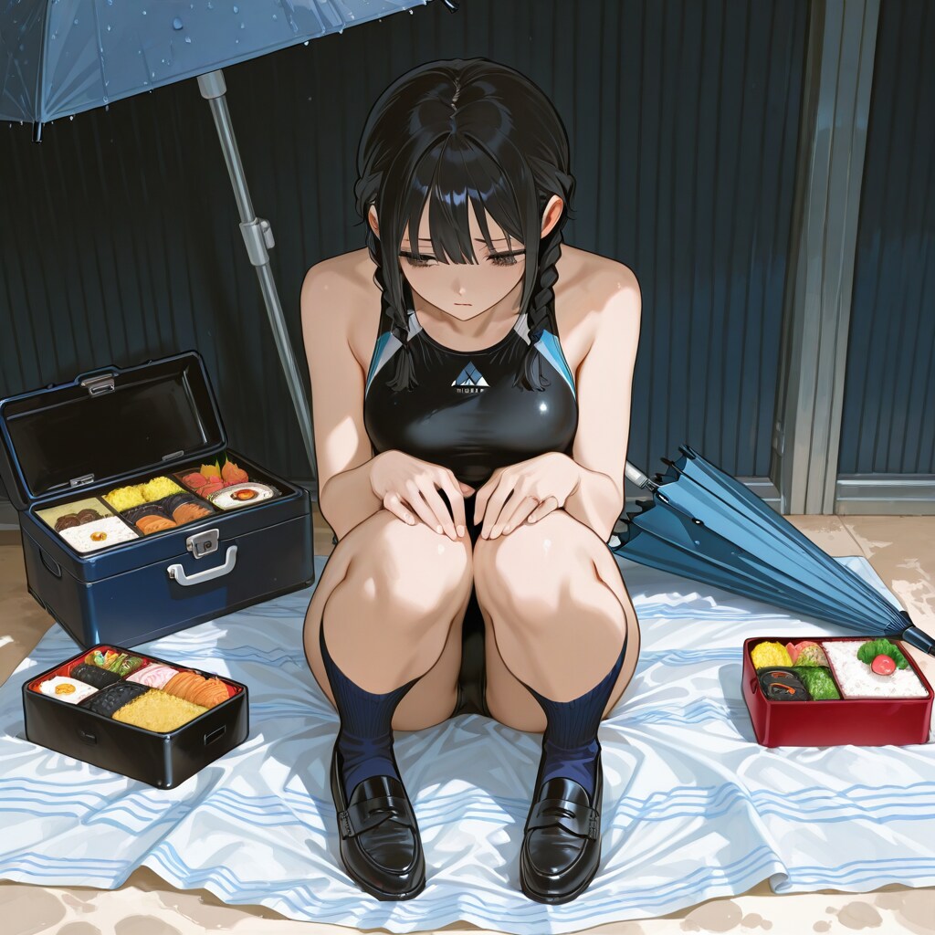【番外編】砂濱への遠足と競泳水着の少女