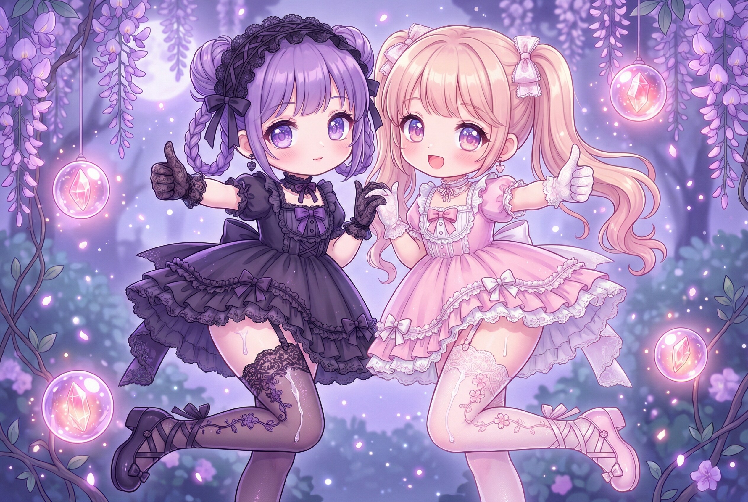 紫と桃の夢幻姉妹 ～心輝く羅可可双姫～