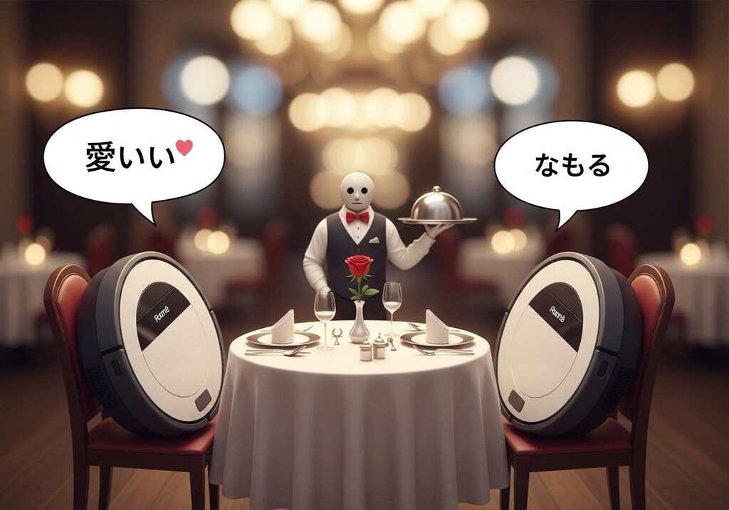 今日はルンバに喋ってもらった