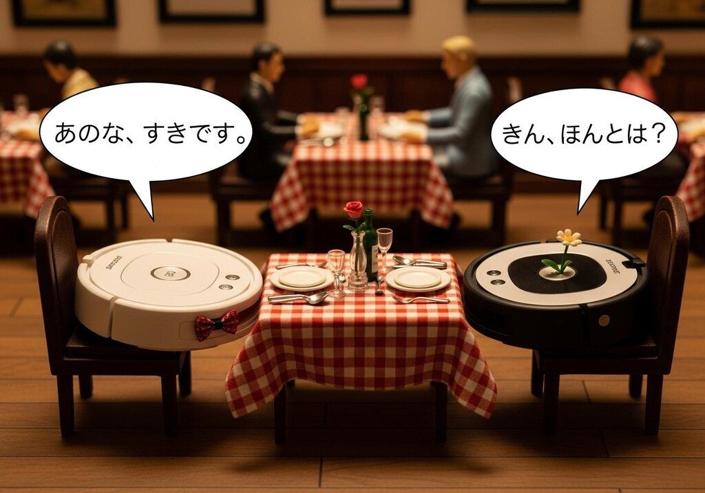 今日はルンバに喋ってもらった