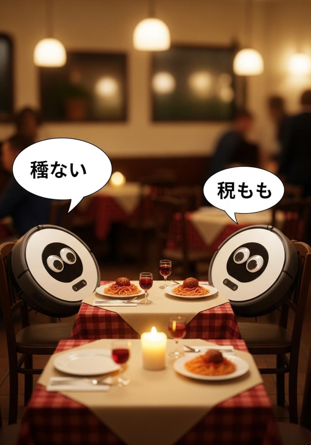 今日はルンバに喋ってもらった