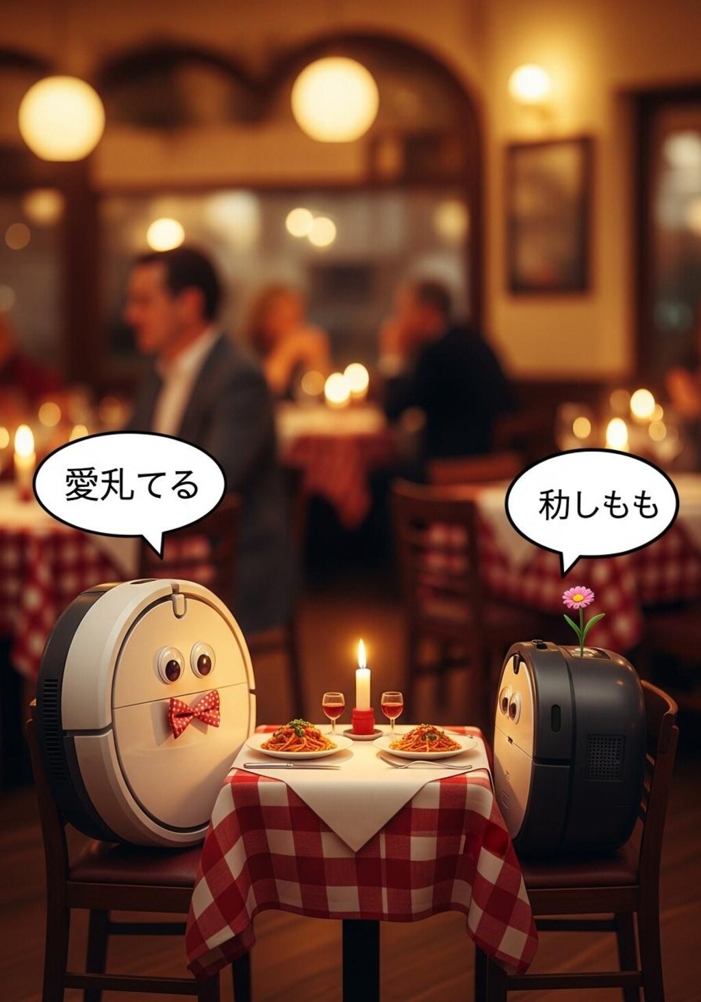 今日はルンバに喋ってもらった