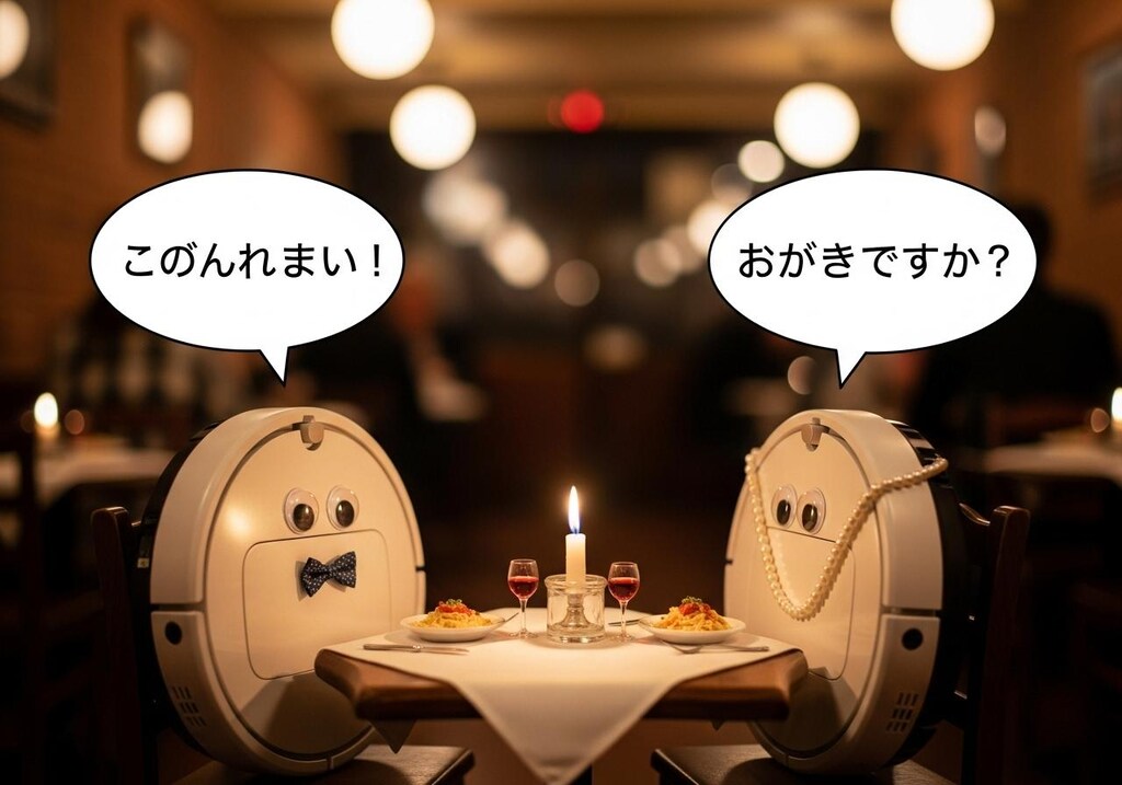 今日はルンバに喋ってもらった