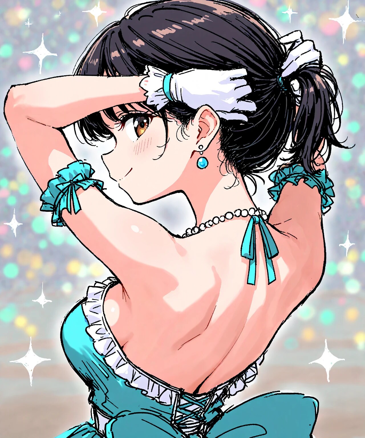 アイドルのうなじ、うなじなアイドル | の人気AIイラスト・グラビア