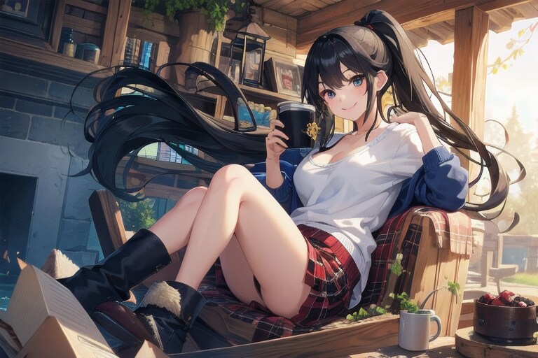 寒いから早く入って、コーヒー淹れようか