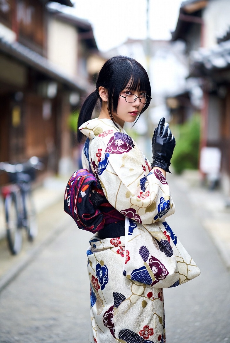 大正時代の女学生風2
