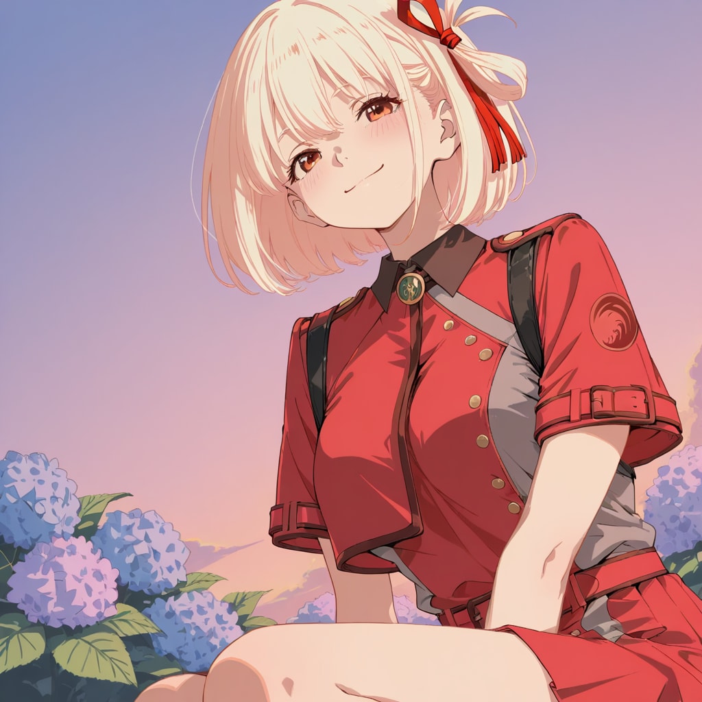 紫陽花と千束