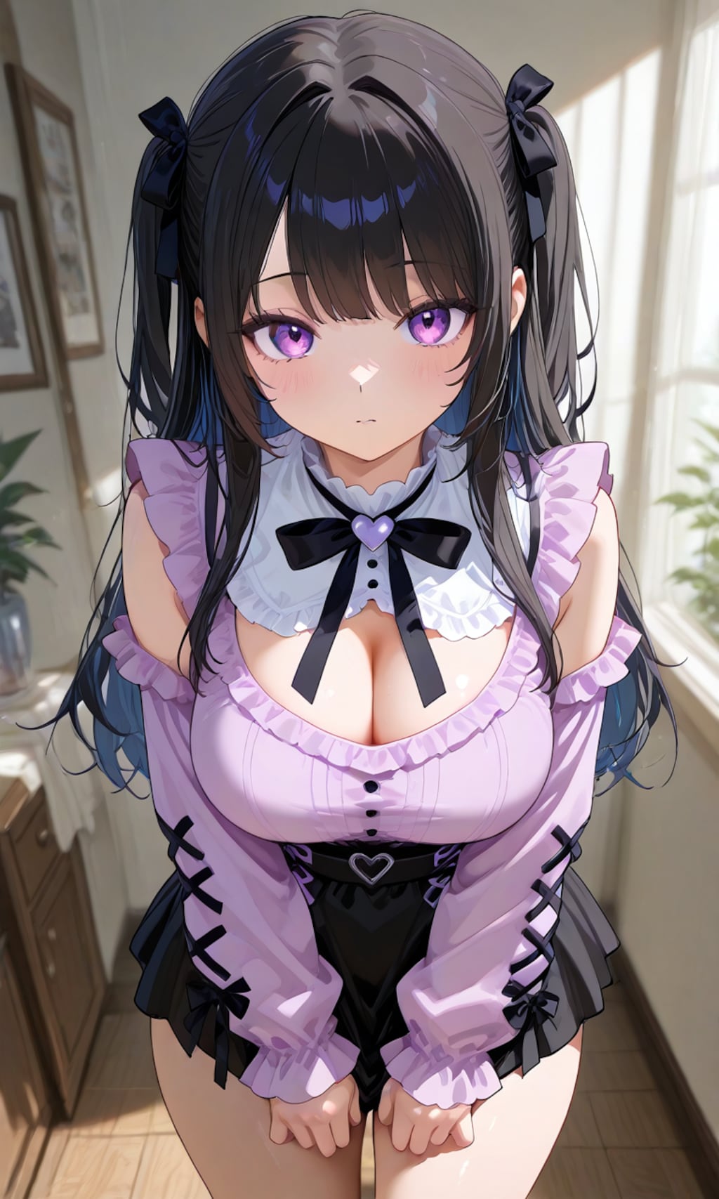 フリルやリボンで