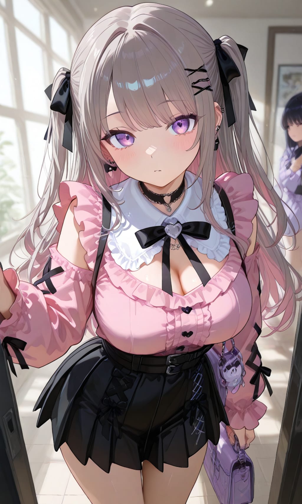 フリルやリボンで