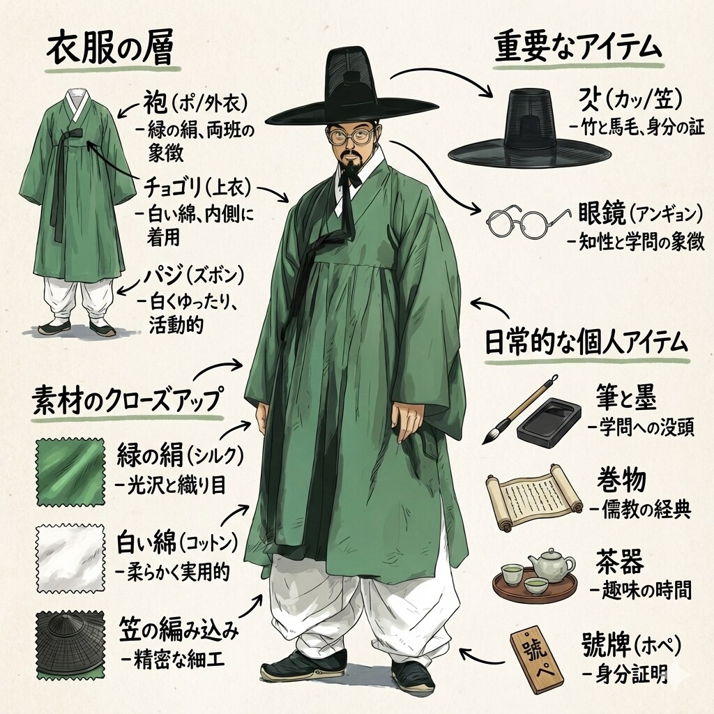 両班衣服解剖図 | の人気AIイラスト・グラビア