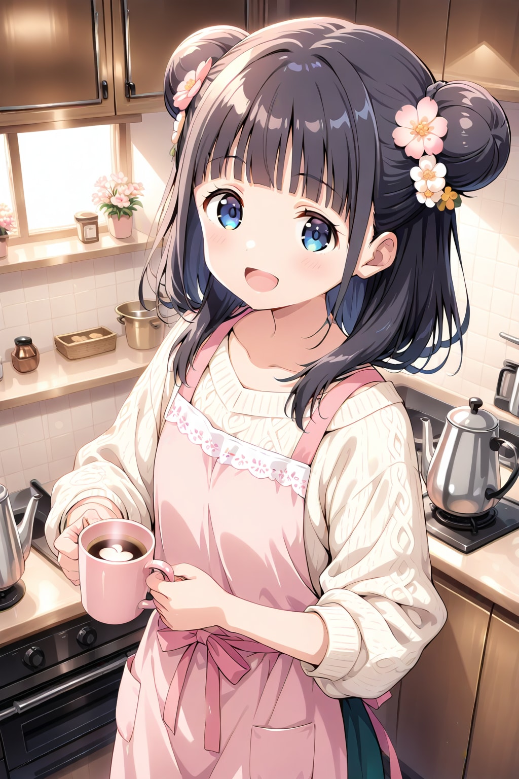 おだんごちゃん🍡✨と朝ごはん🍚✨　12/26 | の人気AIイラスト・グラビア