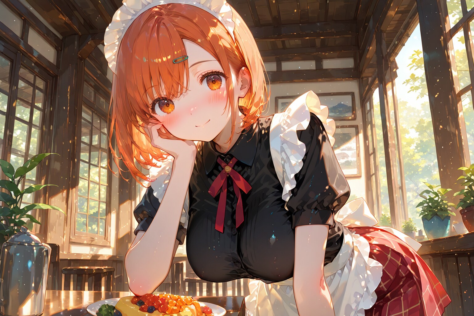 喫茶店の看板娘 | の人気AIイラスト・グラビア