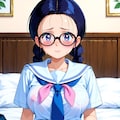 三つ編みそばかす巨乳眼鏡娘～元気な赤ちゃん産んでね♪～ 6枚目